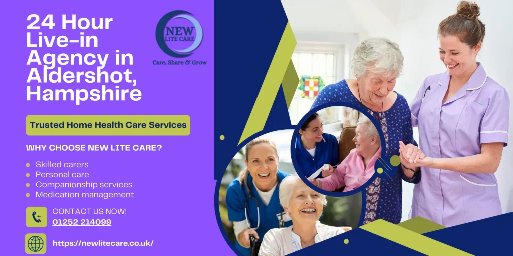 24 hour live-in care agency in Aldershot
